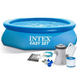 Intex Easy Set 28122 NP &mdash; надувний басейн 305x76 см з фільтр-насосом, об&rsquo;єм 3854 л, легкий монтаж, вага 11 кг 42376 фото 1