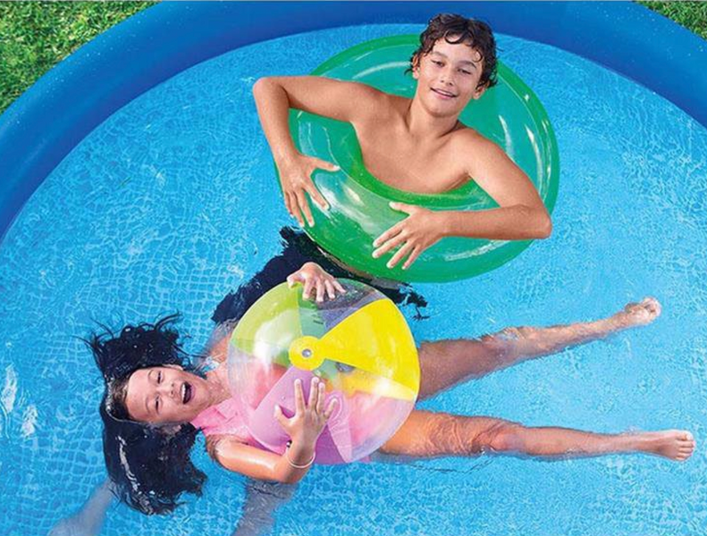 Intex Easy Set 28122 NP &mdash; надувний басейн 305x76 см з фільтр-насосом, об&rsquo;єм 3854 л, легкий монтаж, вага 11 кг 42376 фото