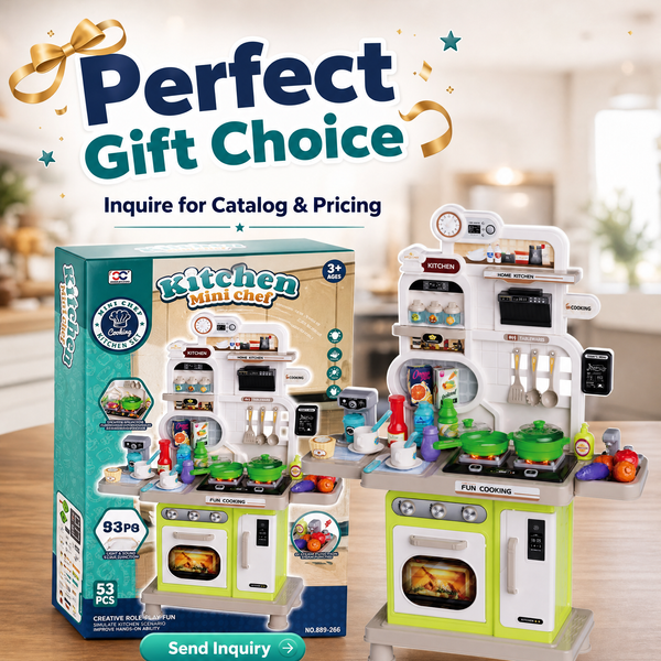 Детская игровая кухня Mini Chef 008-969 C с водой, светом и звуком 56 элементов 200693 фото