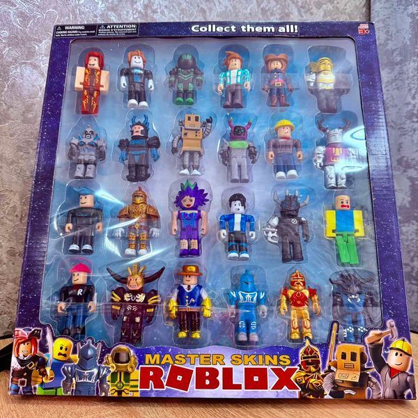 Величезний мега-набір ігрових фігурок у стилі відомої гри Roblox 99313, 24 персонажі в коробці (упаковка 36х39 см) 192777-1 фото
