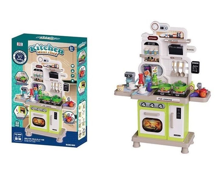 Детская игровая кухня Mini Chef 008-969 C с водой, светом и звуком 56 элементов 200693 фото