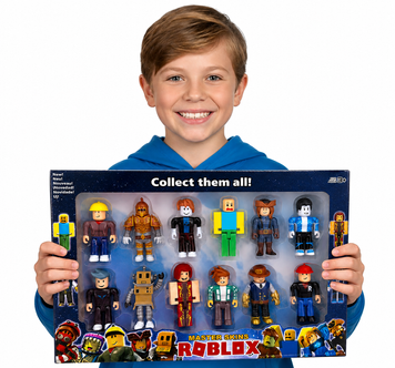Набір ігрових фігурок у стилі відомої гри Roblox, 12 героїв у коробці (висота 6.5 см) 184855-1 фото