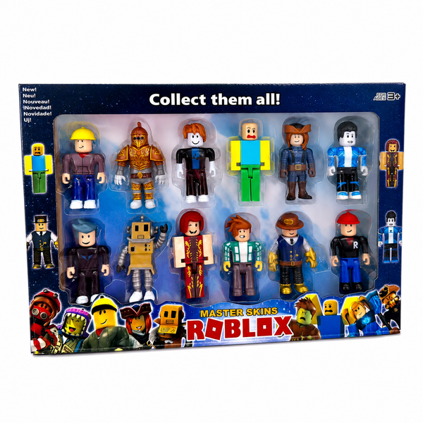Набір ігрових фігурок у стилі відомої гри Roblox, 12 героїв у коробці (висота 6.5 см) 184855-1 фото