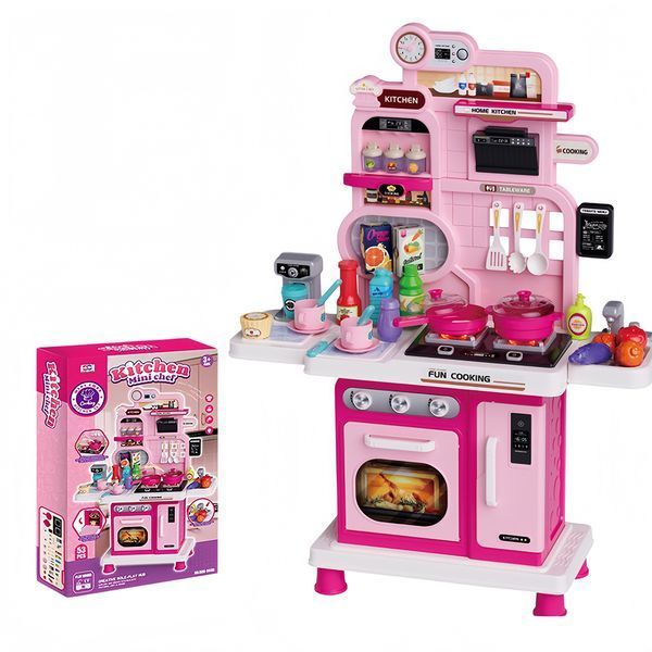 Детская игровая кухня Mini Chef 008-969 B с водой, светом и звуком 56 элементов 200692 фото