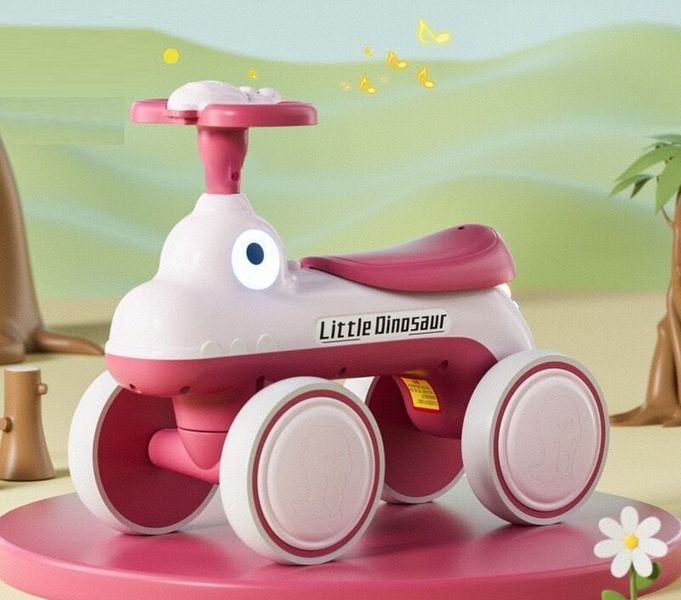 Дитячий 4-колісний велобіг JOY D-55760: світлові та звукові ефекти, PU колеса 194194 фото