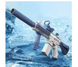 Електричний водяний автомат M416 на акумуляторі 7.4V: автоматична стрільба до 10 метрів та USB-зарядка (Синій/Рожевий) 666-11 фото 2