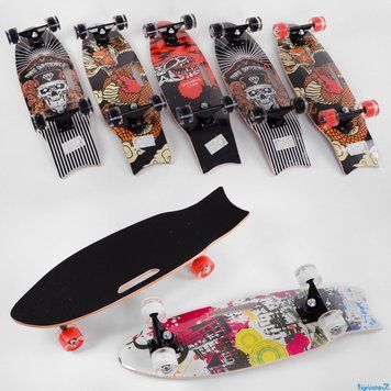 Скейтборд Best Board С 32026: Канадський клен, ручка для перенесення та світлові колеса 75087 фото