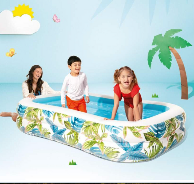 Intex 57177, надувний дитячий басейн Тропіки, 229x152x48см 171335 фото