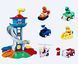 Інтерактивний ігровий набір Оглядова вежа Щенячий патруль (Paw Patrol) 52 см зі світлом, звуком, ліфтом та 6 героями в машинках 808-1 фото 1