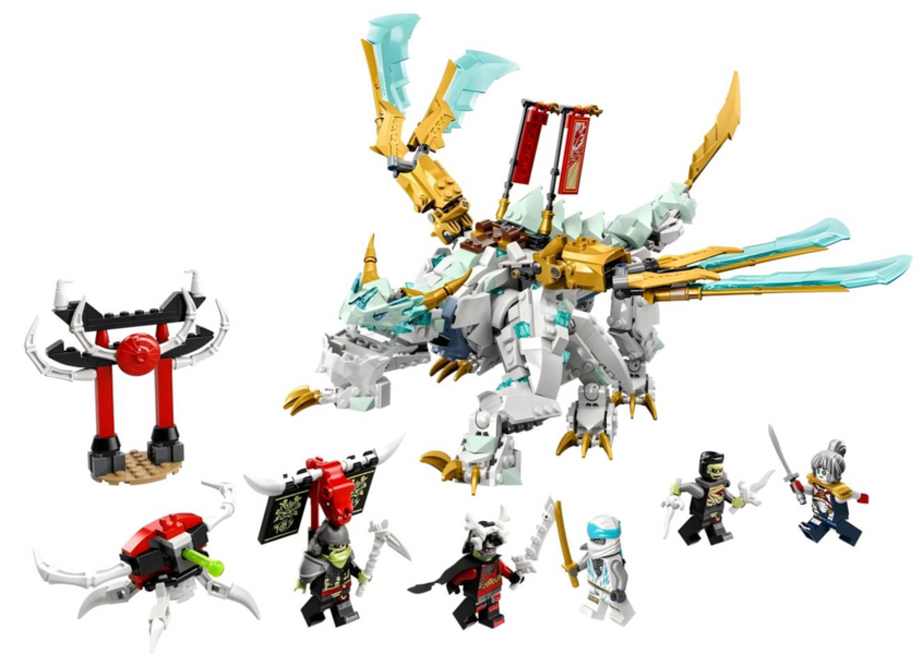 Конструктор дитячий Ninjago Крижаний дракон Зейна 1005 дет. (11086) 11086 фото