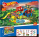 Игровой трек Hot Wheel 3-этажный с парковкой, 2 машинки, дорожные знаки, 52 элемента, 68 см 166070 фото 2