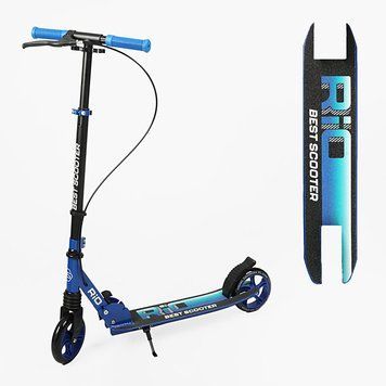 Самокат двоколісний Best Scooter "Rio" R-31420: колеса 145 мм, синій 192803 фото