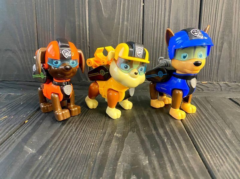 Большой Игровой набор фигурок Щенячий патруль 7 шт открываються рюкзачки 555789 фото