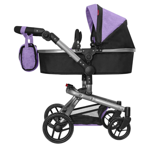 Коляска для ляльки 2в1 Carrello Fortuna 9695 PURPLE Фіолетова  9695-P фото