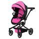 Коляска для кукол 2 в 1 CARRELLO FORTUNA 9695 Rose Red с опрокидывающейся ручкой и сумкой 9695-R фото 3