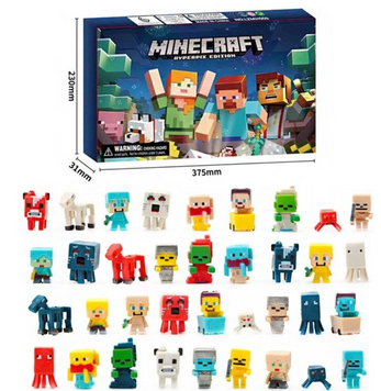 Адвент-календарь с фигурками Minecraft &ndash; 30 сюрпризов для фанатов игры! 173109 фото