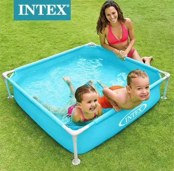 Дитячий каркасний басейн INTEX 57173 122х122х30 см, Каркасні басейни для дітей 57173 фото