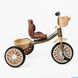 Детский трехколесный велосипед Best Trike BS-81694: стальная рама, колеса EVA, корзина 193690 фото 2