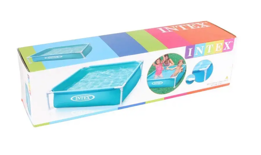 Дитячий каркасний басейн INTEX 57173 122х122х30 см, Каркасні басейни для дітей 57173 фото
