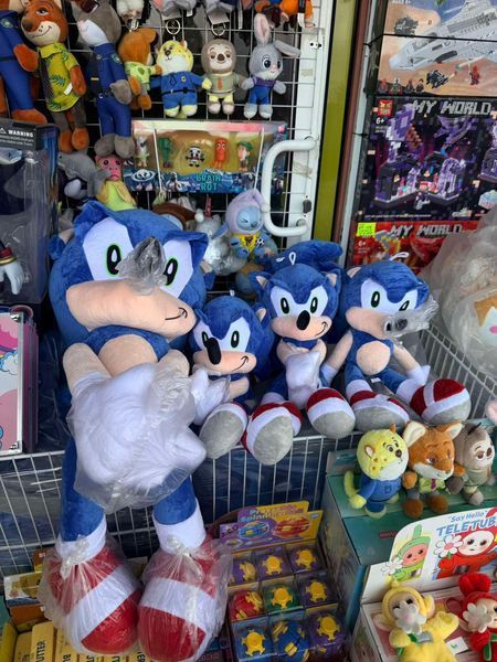 М'яка плюшева іграшка Сонік 40 см (герой Sonic the Hedgehog, преміум якість) 40-8 фото
