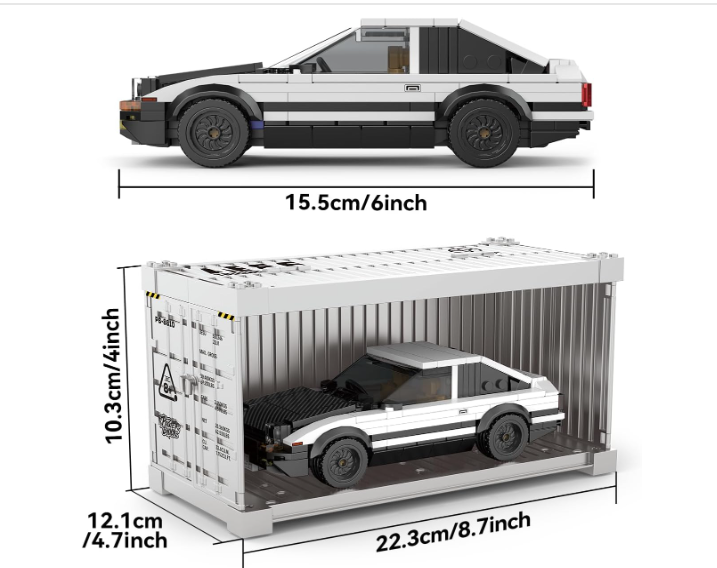 Конструктор машина Toyota Sprinter TRUENO (327 деталей)  186240 фото